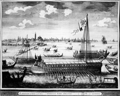 Venise. Le jour de l'Ascension, le Doge va épouser la mer .