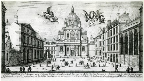 Le grand portail de l'église de Sorbonne.