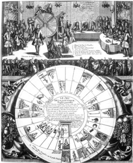The lottery.  Pulling of the numbers by the found children.