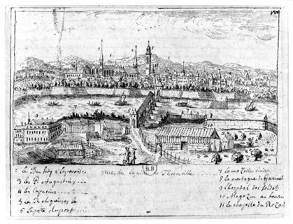 Vue de la ville de Thionville