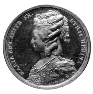 The queen Marie-Antoinette (medal of gold)
