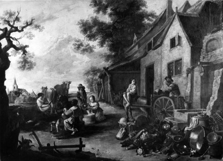 Scene of the life in the countryside.