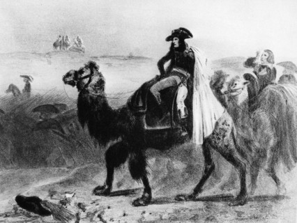 Bonaparte.  General as a head of the army of Egypt.