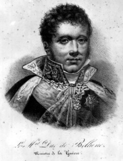 Le maréchal duc de Bellune (ministre de la Guerre).