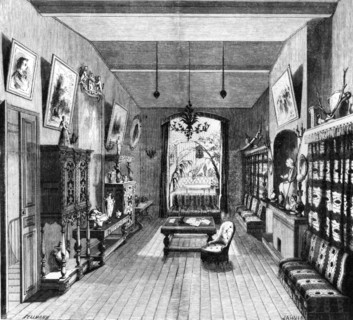 Cabinet de travail d'Alexandre Dumas père
