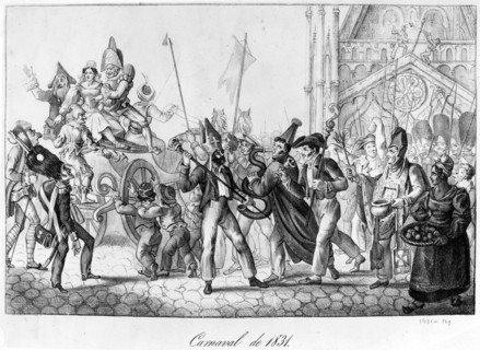 Carnaval de 1831 : le sac de Saint Germain l'Auxerrois.