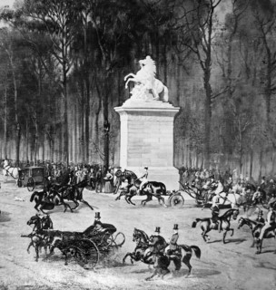 The Elysées Fields about 1859-1860.