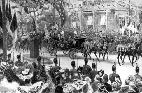 Official voyage of Emile Loubet in London in 1899