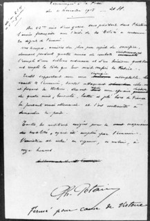 Communiqué à la Presse, le 11 novembre 1918, signé de Philippe Pétain.
