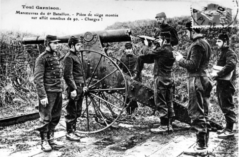 Guerre de 1914-1918 . Manoeuvres du 6eme bataillon