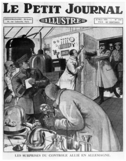 Un laboratoire clandestin découvert en Allemagne , 1927