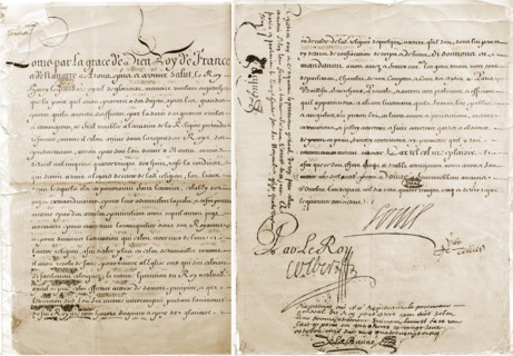 Fontainebleau : Révocation de l'Edit de Nantes, 1685