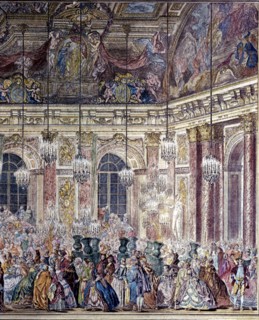 Bal des Ifs dans la galerie des Glaces à Versailles