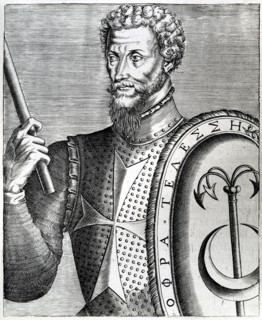 Leon Strozzi (1515-1554).  Admiral, general Captain of Galères.