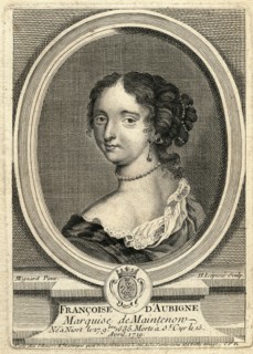 Francoise d' Aubigné, marchioness of Maintenon (1635-1719).