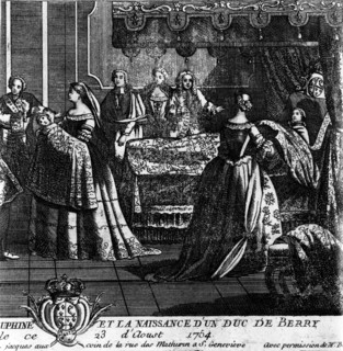 Birth of Louis XVI, August 23, 1754 in Versailles