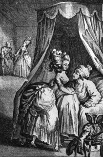 Gallant scene.  Women of the garrison.