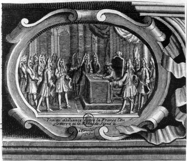 Treaty of alliance enters France and England.  1717