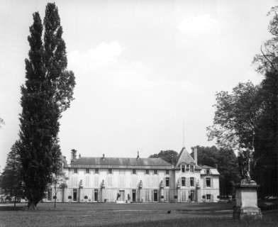 First Empire.  Malmaison.  Frontage of the castle on the gardens.