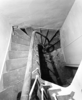 First Empire.  Malmaison.  The small secret staircase