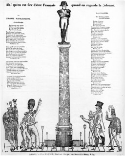 Caption napoléonienne.  The Vendôme column: