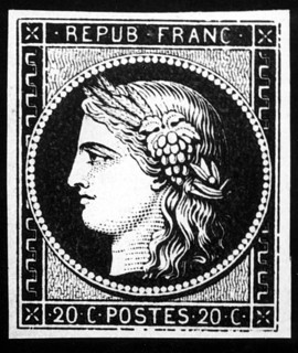 Issue of the postal stamp.