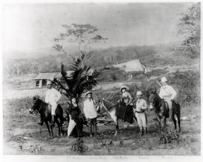 Boring of Panama Canal.  1883