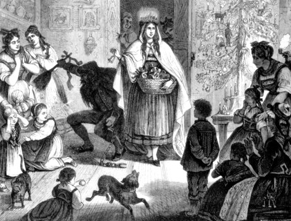Christmas in Alsace.  1868.