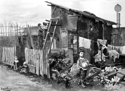 1884.  Misery in Paris.