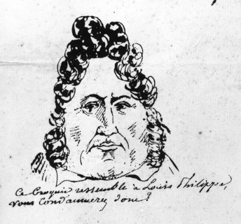 Caricature de Louis-Philippe