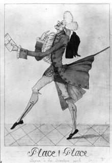 Restoration 1820.  Caricature.  The return of Emmigrés.