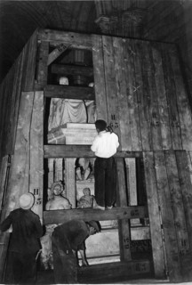 Basilica of Saint-Denis.  1939:  one protects the tombs from the kings.