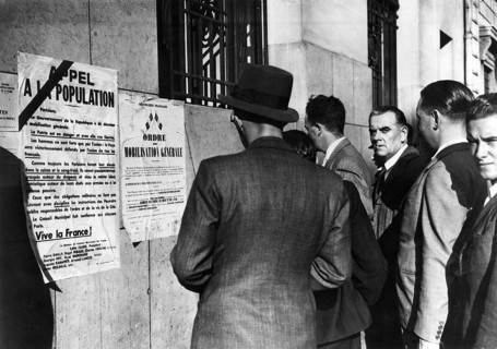 Post general mobilization.  September 1, 1939