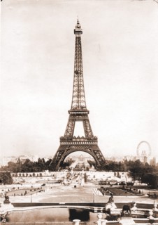 1900.  The Eiffel tower,