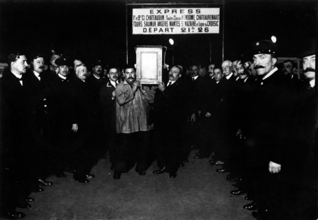 Transfert des cendres de Jaurès au Panthéon. 1924
