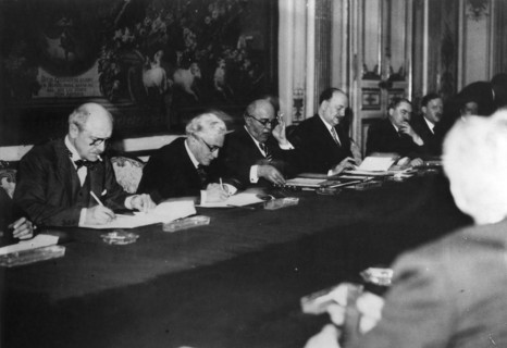 With the Matignon Hotel.  January 26, 1934