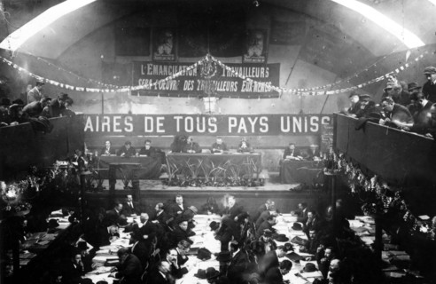 December 27, 1920.  Socialist congress of Tours.