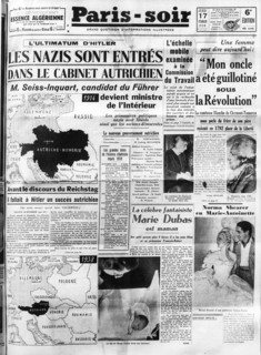 One of Paris-Evening (February 17, 1938).