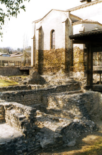 Vestiges d'une maison romaine (Montcaret-Dordogne)