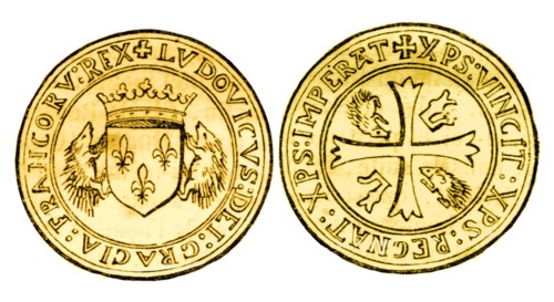 Gold guilder from the reign of Louis VI
