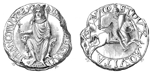Sceau de Louis VII (1137-1180)