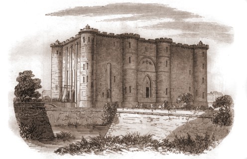 La forteresse de la Bastille à Paris