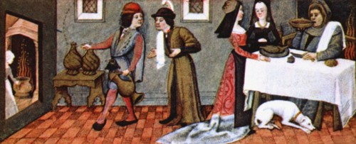 Janvier (calendrier de Charles d'Angoulême) (XVe siècle)