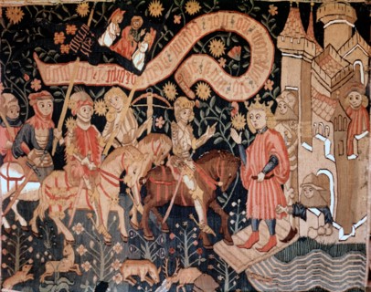 Joan of Arc arriving in Chinon, the "Joan of Arc" Tapestry