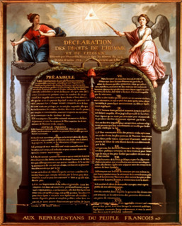 Août 1789. Déclaration des Droits de l'Homme