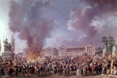 Demachy, Fête de l'Unité place de la Révolution, le 10 août 1793