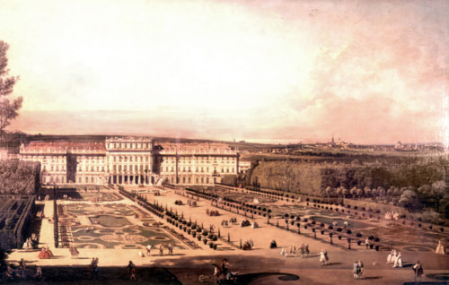 Bellotto, Schönbrunn Castle: garden facade
