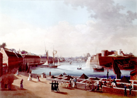 Garneray, View of Brest Harbor
