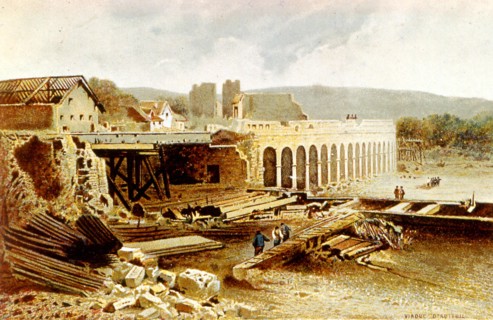 Setting fire to public monuments during the Commune