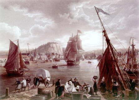 Garneray, port de Cherbourg